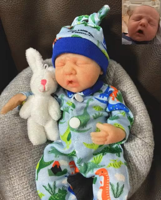 Mini Lalka Reborn Chłopiec Śpiący