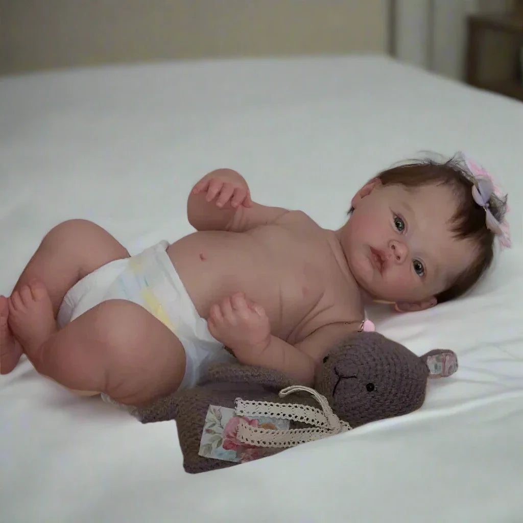 Lalka Reborn Dziewczynka Baby Obudzona