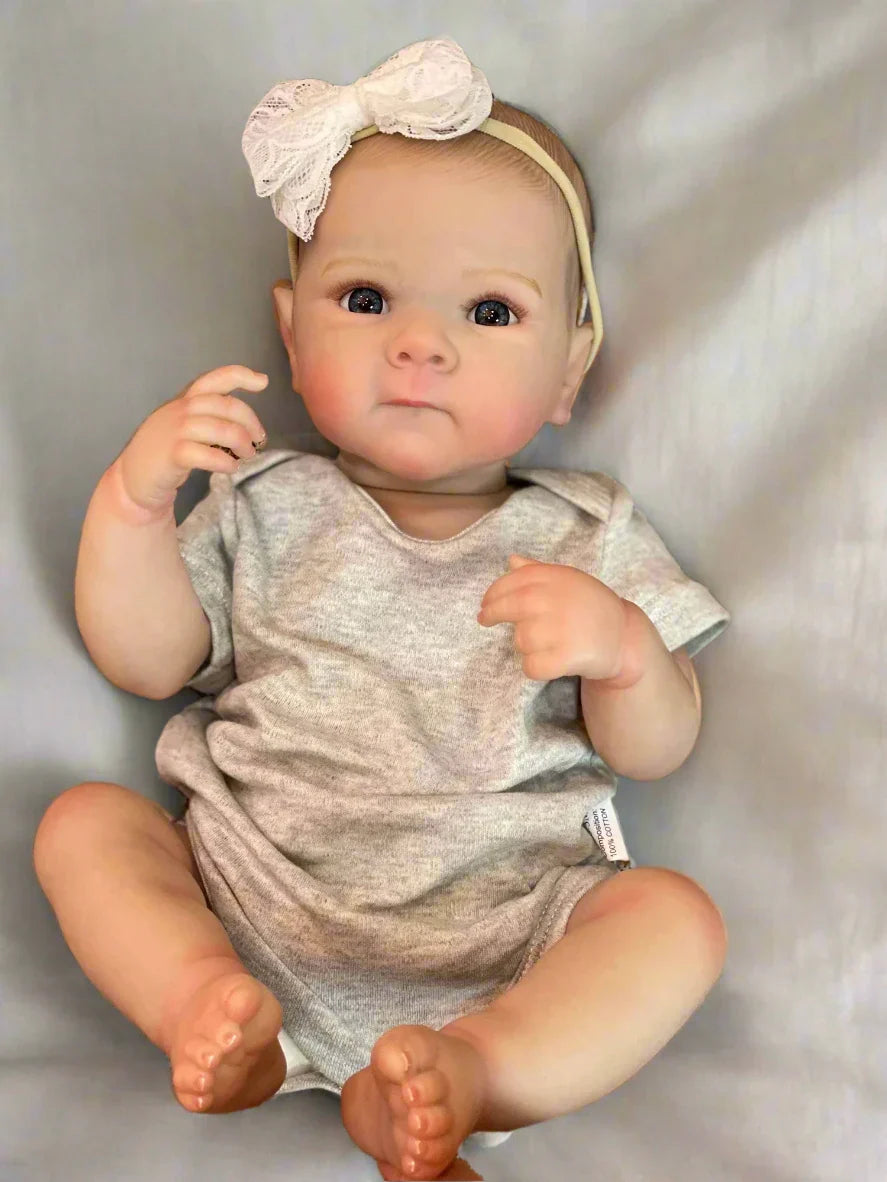 Lalka Reborn Dziewczynka z Otwartymi Oczami