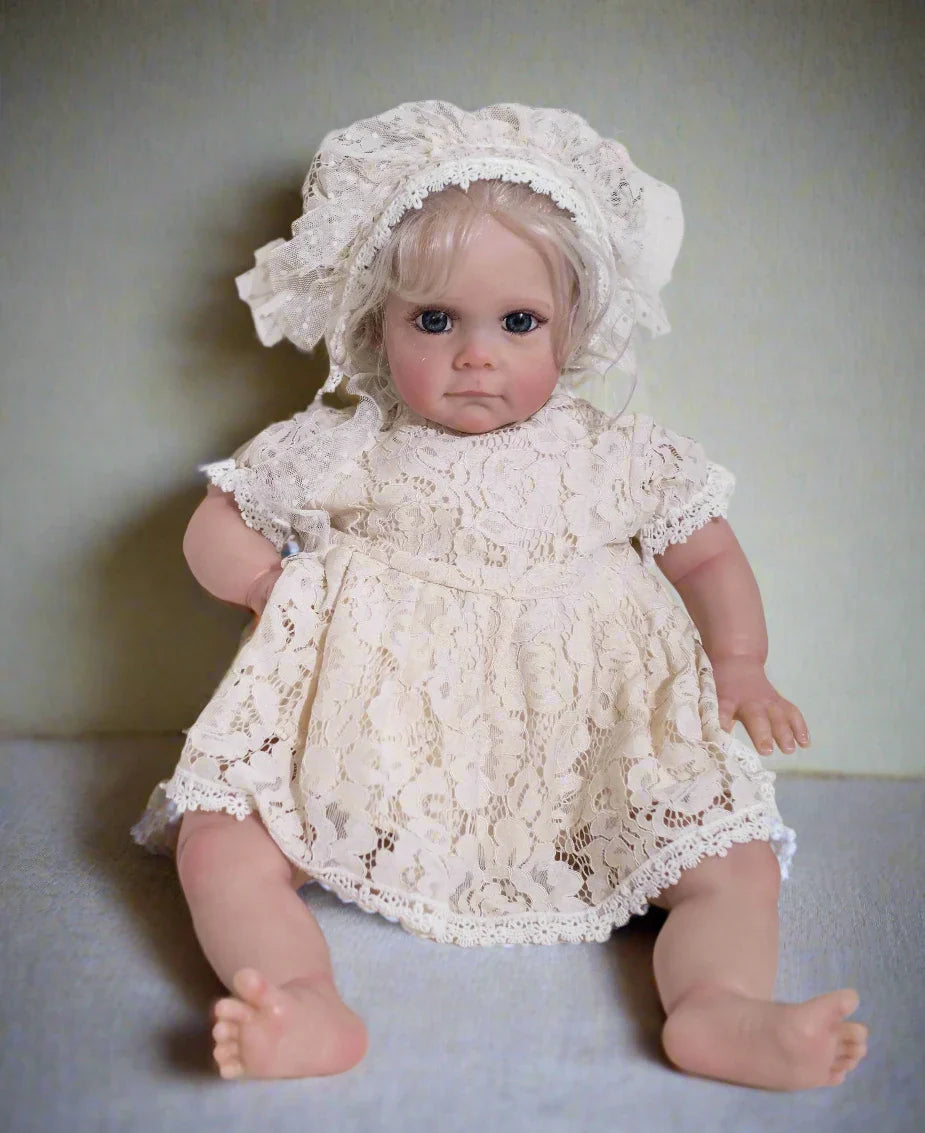 Księżniczka Prisma Lalka Reborn z Długimi Złotymi Włosami | Realistyczna Lalka Baby