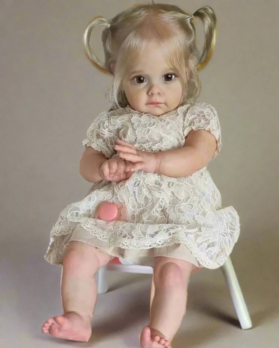 Księżniczka Prisma Lalka Reborn z Długimi Złotymi Włosami | Realistyczna Lalka Baby