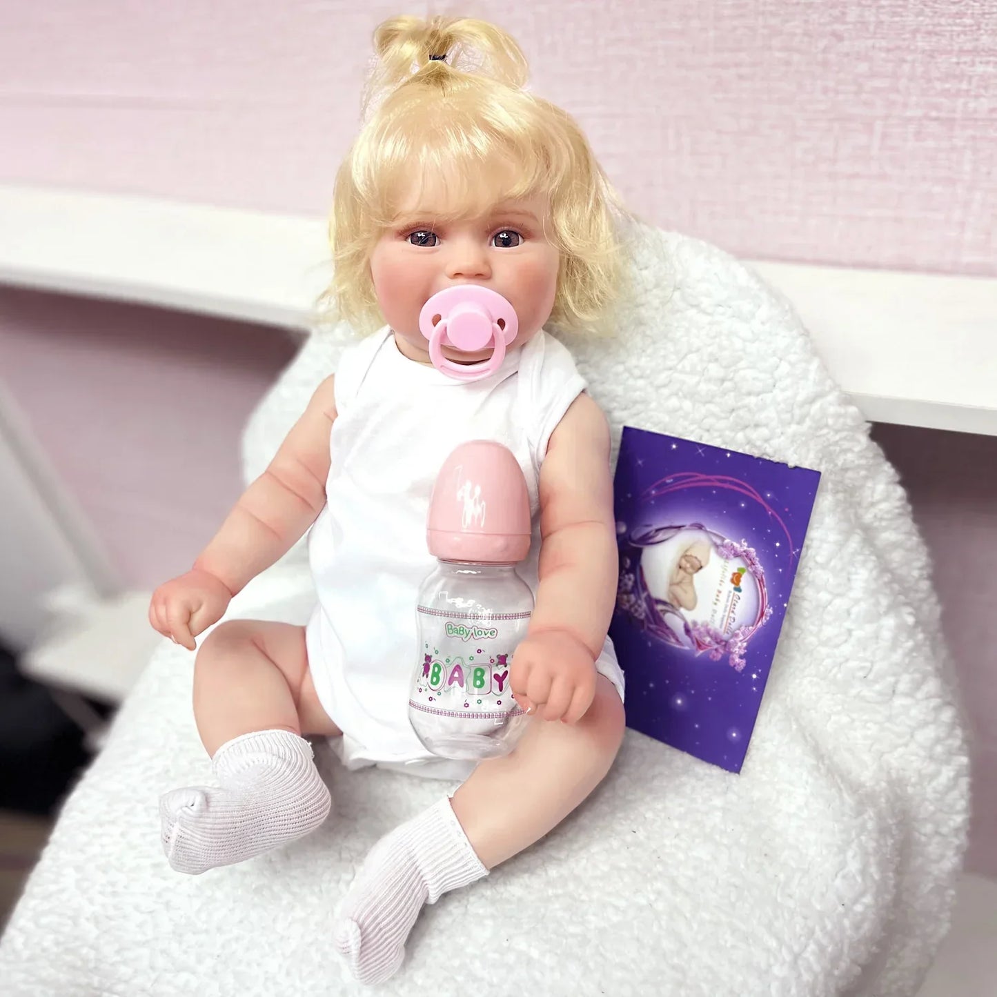 śliczna silikonowa lalka reborn baby maddie