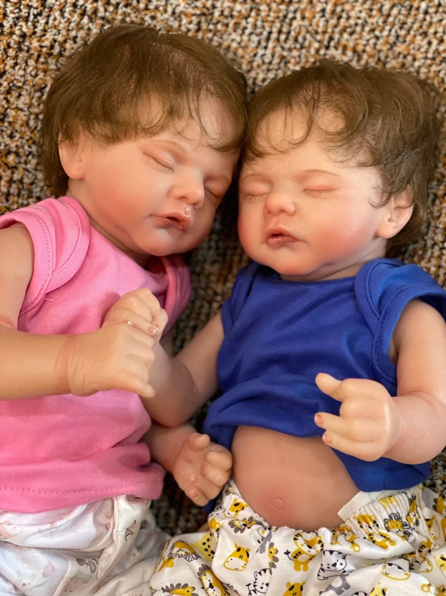 Urocze lalki reborn chłopiec i dziewczynka | Realistyczne bliźnięta Baby Doll