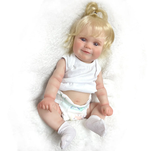 śliczna silikonowa lalka reborn baby maddie